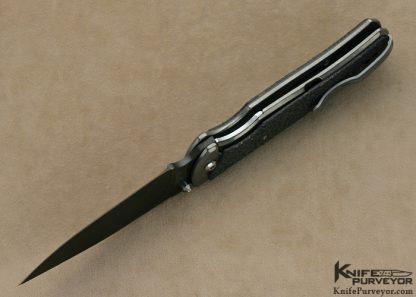 Matt Diskin Custom Knife Lightning Strike Carbon Fiber LinerLock - Image 5