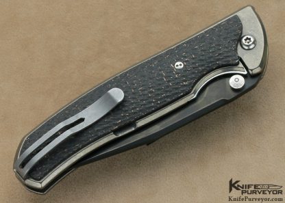 Matt Diskin Custom Knife Lightning Strike Carbon Fiber LinerLock - Image 3