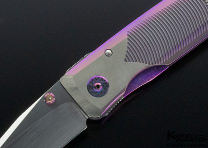 Michael Walker Custom Knife Titanium Linerlock - Image 2