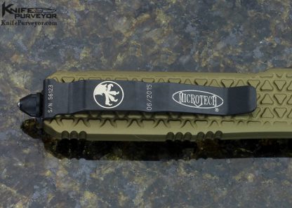 Microtech Custom Knife Ultratech D/A OTF Tan Tri-Grip Auto - Image 4