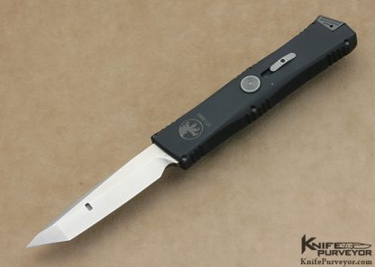 Microtech Custom Knife Serrated Button Release