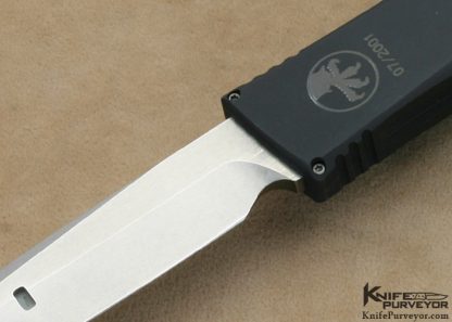 Microtech Custom Knife Serrated Button Release - Image 2