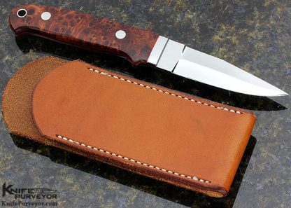 Mitch Jenkins Custom Knife Maple Burl NY Special - Image 3