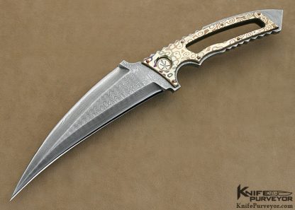 Oleksande Orebchuk Bogdanovich Custom Knife Damascus & Mokume 