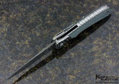 Pat Crawford Custom Knife "Stealth" Flipper Linerlock - Image 6