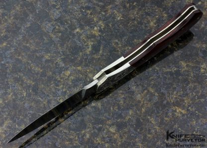 Phil Boguszewski Custom Knife Engraved by Norris Sperry Cocobolo Lockback - Image 6