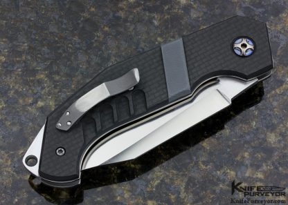 Phil Booth Custom Knife One of a Kind Scale Release Auto - Image 3