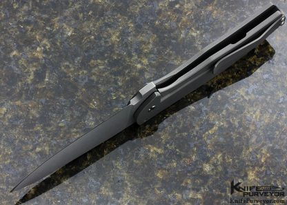 Ray Laconico Custom Knife "Sano" Titanium Framelock Flipper - Image 6