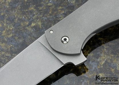 Ray Laconico Custom Knife "Sano" Titanium Framelock Flipper - Image 2