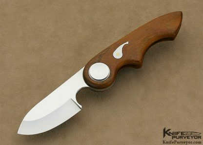 Ray Appleton Custom Knife Circa 1985 10 Position Button Lock Folder