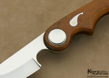 Ray Appleton Custom Knife Circa 1985 10 Position Button Lock Folder - Image 2