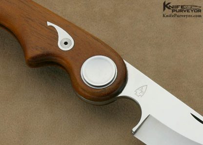 Ray Appleton Custom Knife Circa 1985 10 Position Button Lock Folder - Image 4