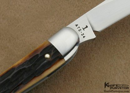 Reese Bose Custom Knife #1 Miniature Texas Tooth Pick - Image 4