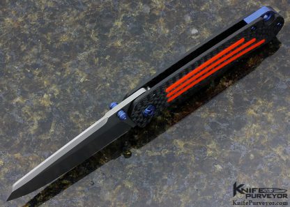 Richard Rodgers  Custom Knife Mid-Utility Tanto Folder - Image 5