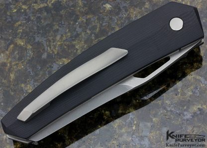 Richard Rogers Custom Knife Black G-10 Tangent Folder - Image 3