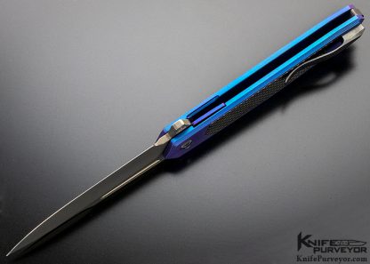 Richard Rogers Custom Knife "Reflex" Titanium and Zirc - Image 7