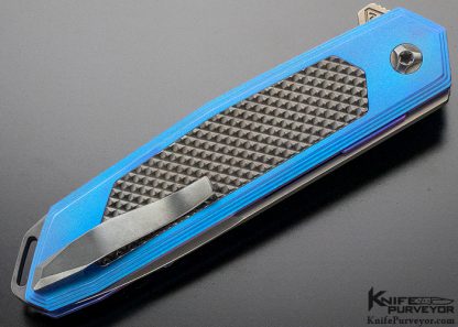 Richard Rogers Custom Knife "Reflex" Titanium and Zirc - Image 5