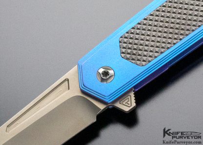 Richard Rogers Custom Knife "Reflex" Titanium and Zirc - Image 2