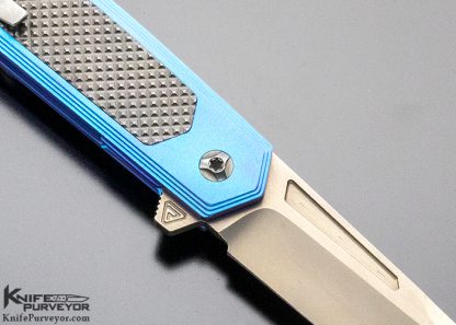 Richard Rogers Custom Knife "Reflex" Titanium and Zirc - Image 4