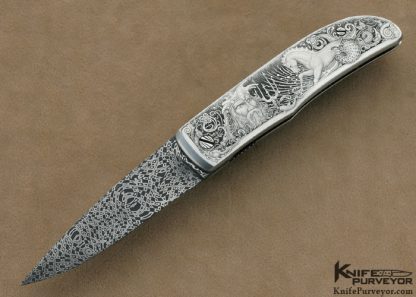 Rick Eaton Custom Knife Sole Authorship Engraved 2007 AKI Linerlock