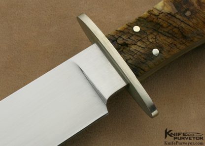 Rick Genovese Custom Knife Ramshorn Bowie Knife - Image 2