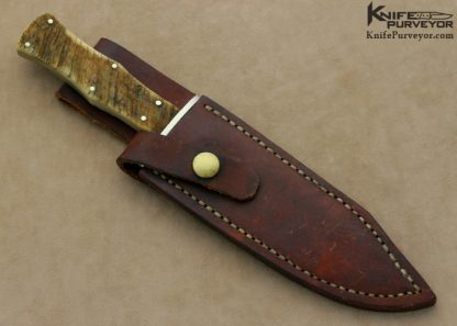 Rick Genovese Custom Knife Ramshorn Bowie Knife - Image 4