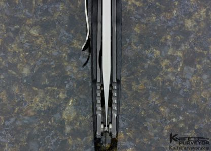 RJ Martin Custom Knife S30V and Carved Carbon Fiber 2nd Generation Trooper Linerlock - Image 6