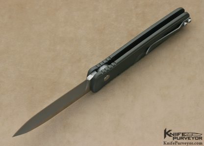 Robbie Dalton Custom Knife "S.O.B. II" Auto Button Release - Image 5