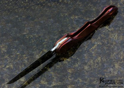 Ron Appleton Custom Knife 2015 AKI "Vermejo" Sculpted Copper and Steel Advanced IQ Lock Folder - Image 6