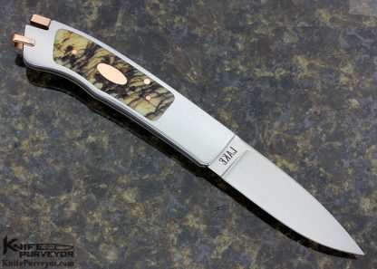 Ron Lake Custom Knife One of a Kind Tail Lock Knife - Image 4