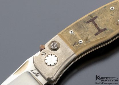 Ron Lake Custom Knife 1 of 8 World Trade Center I-Beam Piston Lock - Image 2