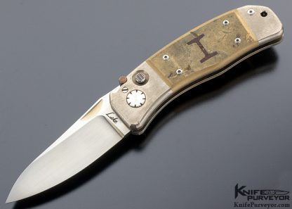 Ron Lake Custom Knife Prototype 1 of 8 World Trade Center I-Beam Piston Lock 9214