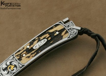 LAKE DESIGN Custom Knife Mark Waldrop Engraved - Image 4