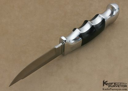 Ruana Custom Knife Black Finger Grooved Hunter - Image 5