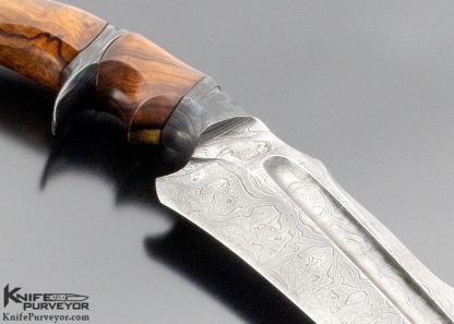 Sam Lurqin Custom Knife Massive Integral Subhilt with Maple - Image 4