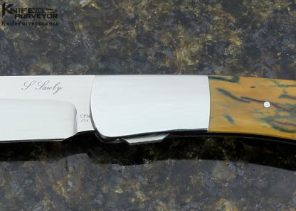 Scott Sawby Custom Knife Phenolic Texas Tooth Pick Self Lock - Image 2