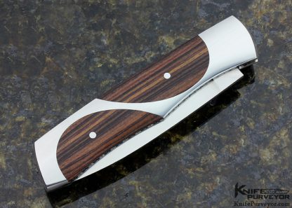 Scott Sawby Custom Knife Kingwood "Woodcock" Button Lock - Image 3