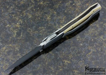 Scott Sawby Custom Knife Paper Micarta & Bead Blasted 3/16" Thick Combat Utility - Image 2