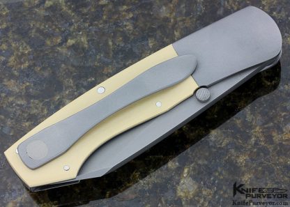 Scott Sawby Custom Knife Paper Micarta & Bead Blasted 3/16" Thick Combat Utility