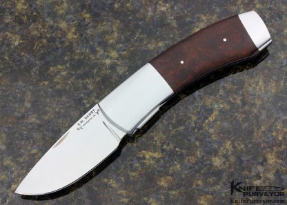 Scott Sawby Custom Knife Ironwood Selflock