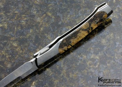 Scott Sawby Custom Knife Mammoth Tooth Scaled "Kittiwake-Swift" Self-Lock - Image 5