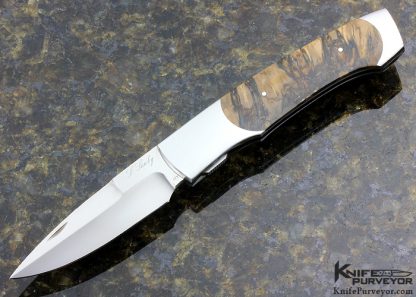 Scott Sawby Custom Knife Mammoth Tooth Scaled "Kittiwake-Swift" Self-Lock