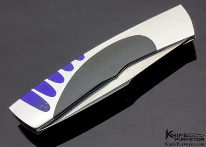 Scott Sawby Custom Knife Killdeer with Black Edwards Jade and Lapis - Image 3