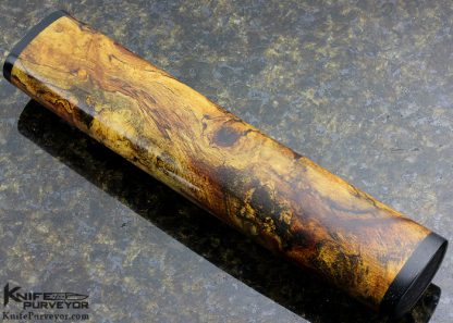 Scott Slobodian Custom Knife Spalted Amboynia Kwaiken Tanto - Image 7