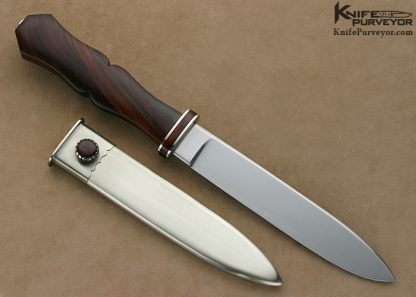 David Shaw Custom Knife Desert Ironwood Presentation Dagger - Image 5