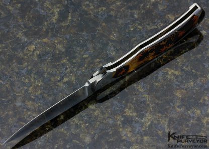 Shun Fujikawa Custom Knife "Falling Leaves" Makie Lockback - Image 5