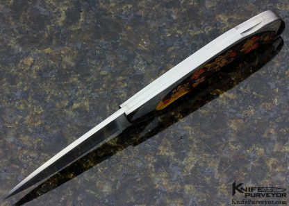 Shun Fujikawa Custom Knife "Falling Leaves" Makie Lockback - Image 4