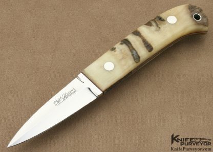 S.R. Johnson Custom Knife Ram's Horn Small Dirk