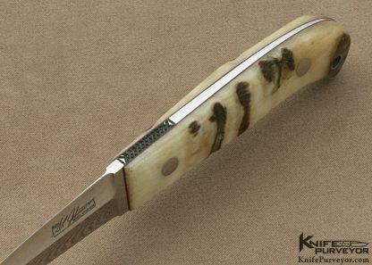 S.R. Johnson Custom Knife Ram's Horn Small Dirk - Image 4