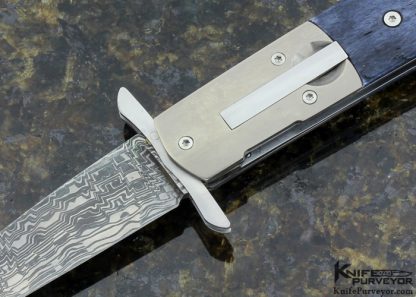 Stan Motiz Custom Knife Oosic Automatic Swing Guard Double Bolstered - Image 2